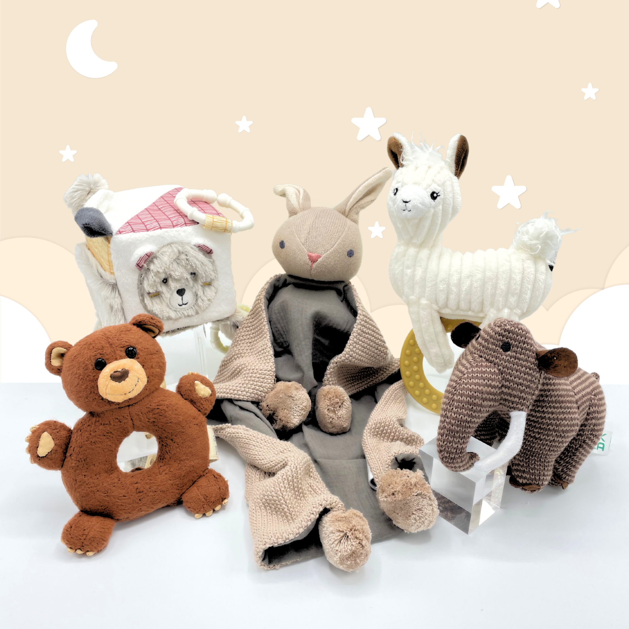 Oatmeal Baby & Toddler Toy Deluxe Gift Box