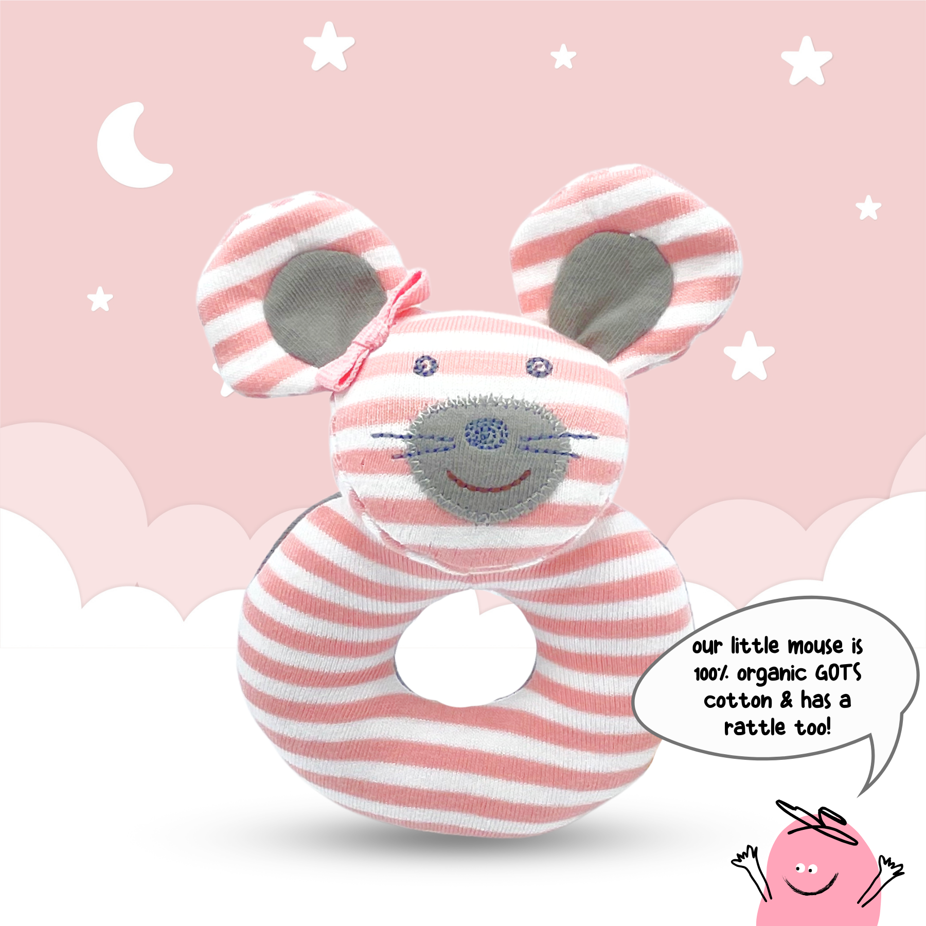 Blush Pink Baby & Toddler Toy Deluxe Gift Box