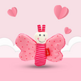 Load image into Gallery viewer, Pink Crinkle Butterfly Toy