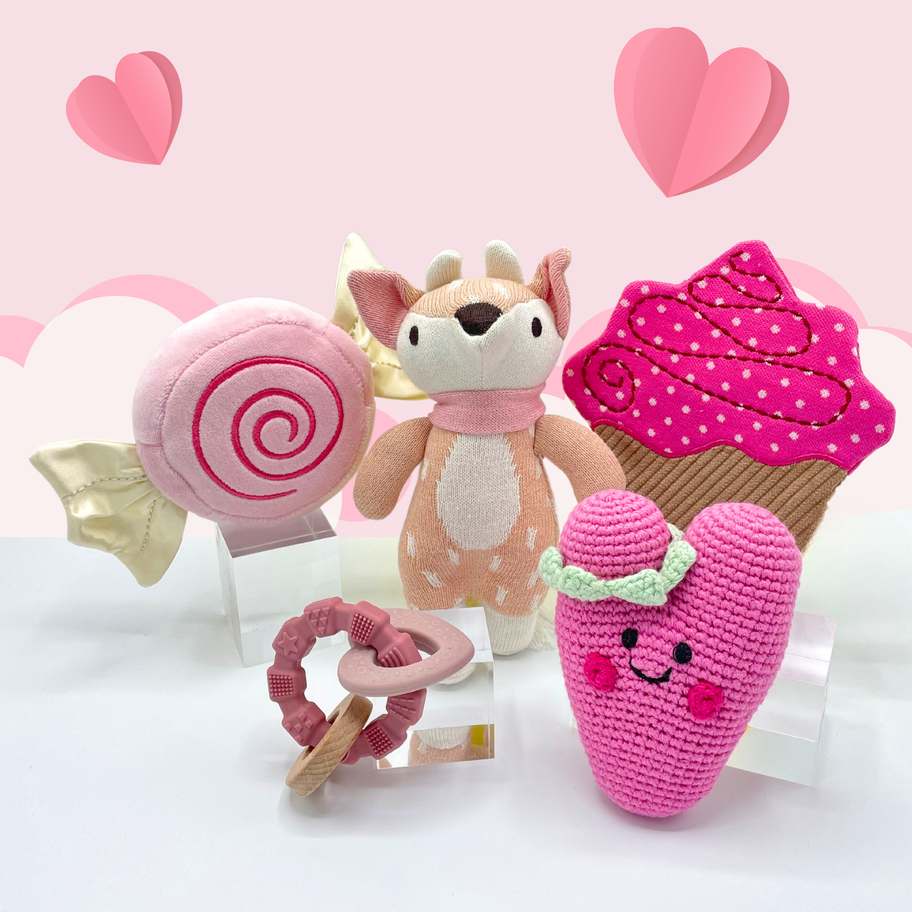 Valentine's Day Baby & Toddler Toy Deluxe Gift Box
