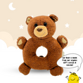 Load image into Gallery viewer, Oatmeal Teddy Bear Baby Toy Mini Gift Box
