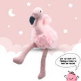 Load image into Gallery viewer, Blush Pink Flamingo Baby Toy Mini Gift Box
