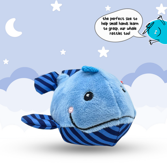 Indigo Blue Whale Baby Toy Mini Gift Box