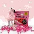 Load image into Gallery viewer, Blush Pink Flamingo Baby Toy Mini Gift Box
