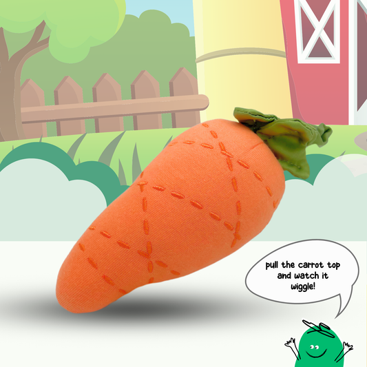 Wiggly Carrot Baby Toy