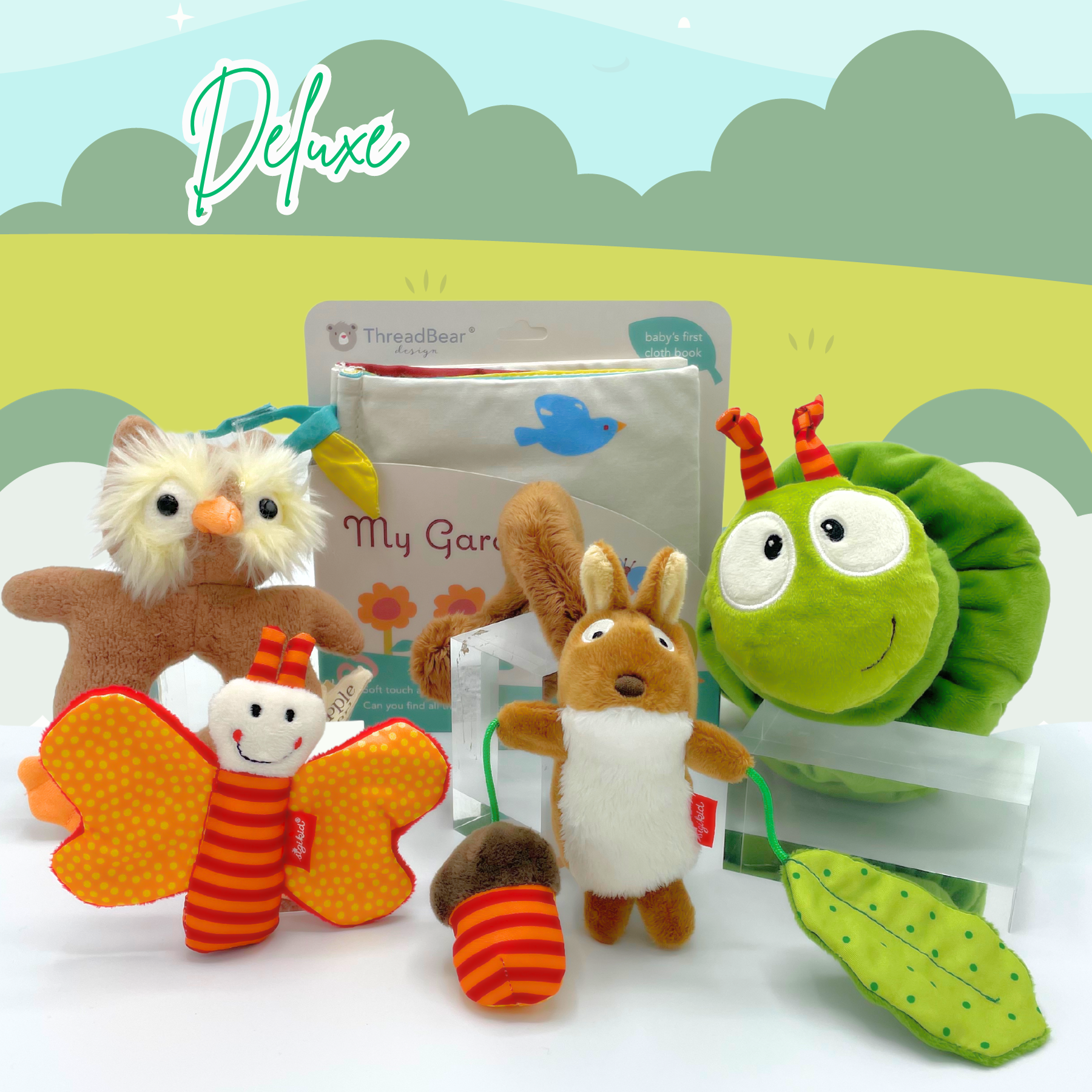 Garden Owl Baby Toy Mini Gift Box