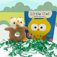 Load image into Gallery viewer, Garden Owl Baby Toy Mini Gift Box
