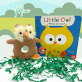 Load image into Gallery viewer, Garden Owl Baby Toy Mini Gift Box
