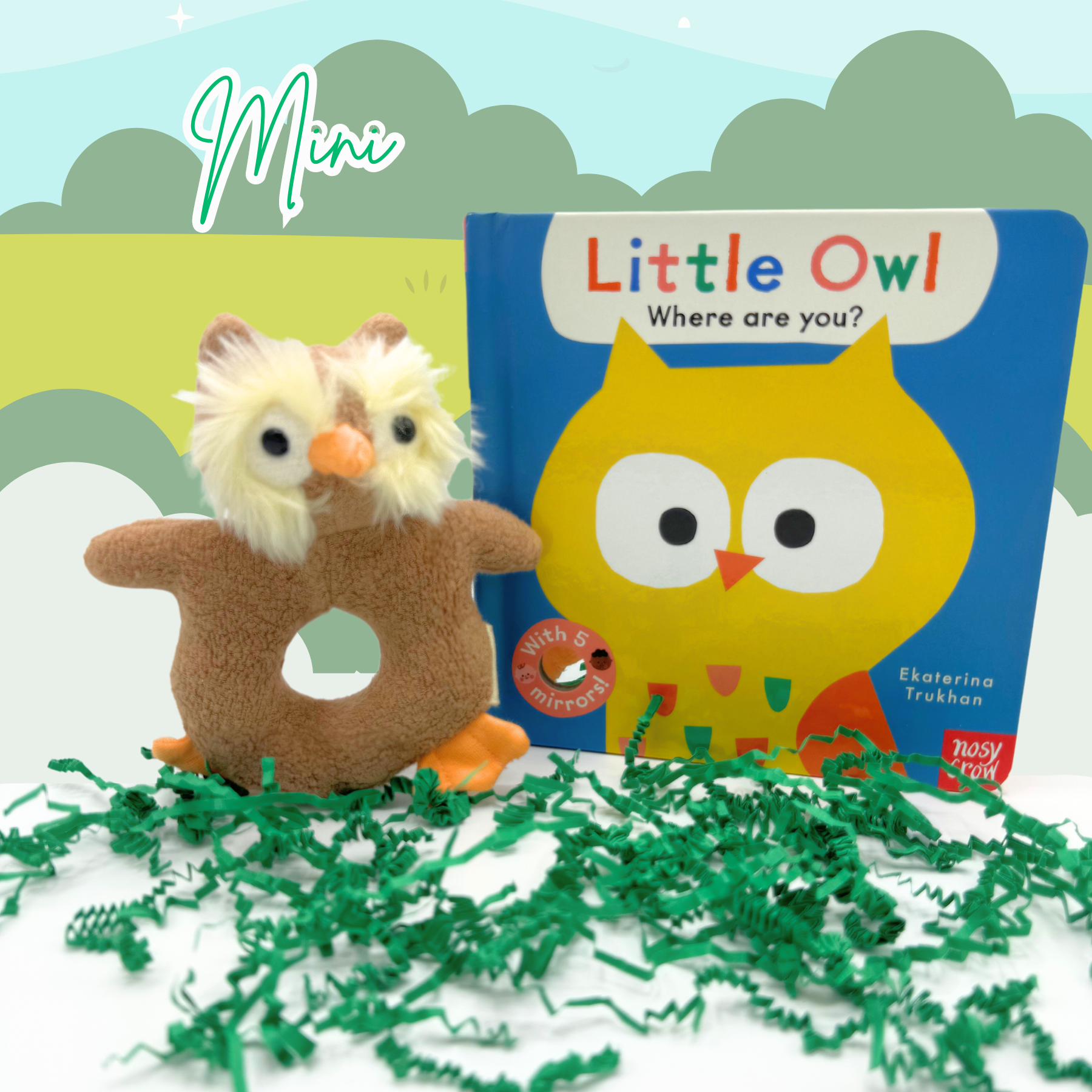 Garden Owl Baby Toy Mini Gift Box