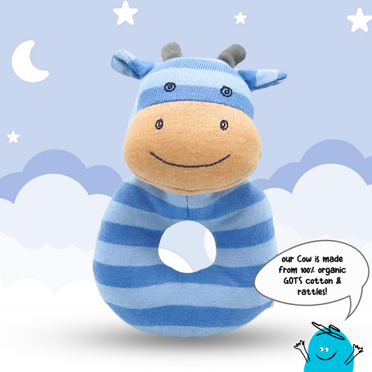 Mr Moo Baby Cow Rattle