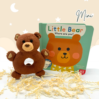 Oatmeal Teddy Bear Baby Toy Mini Gift Box