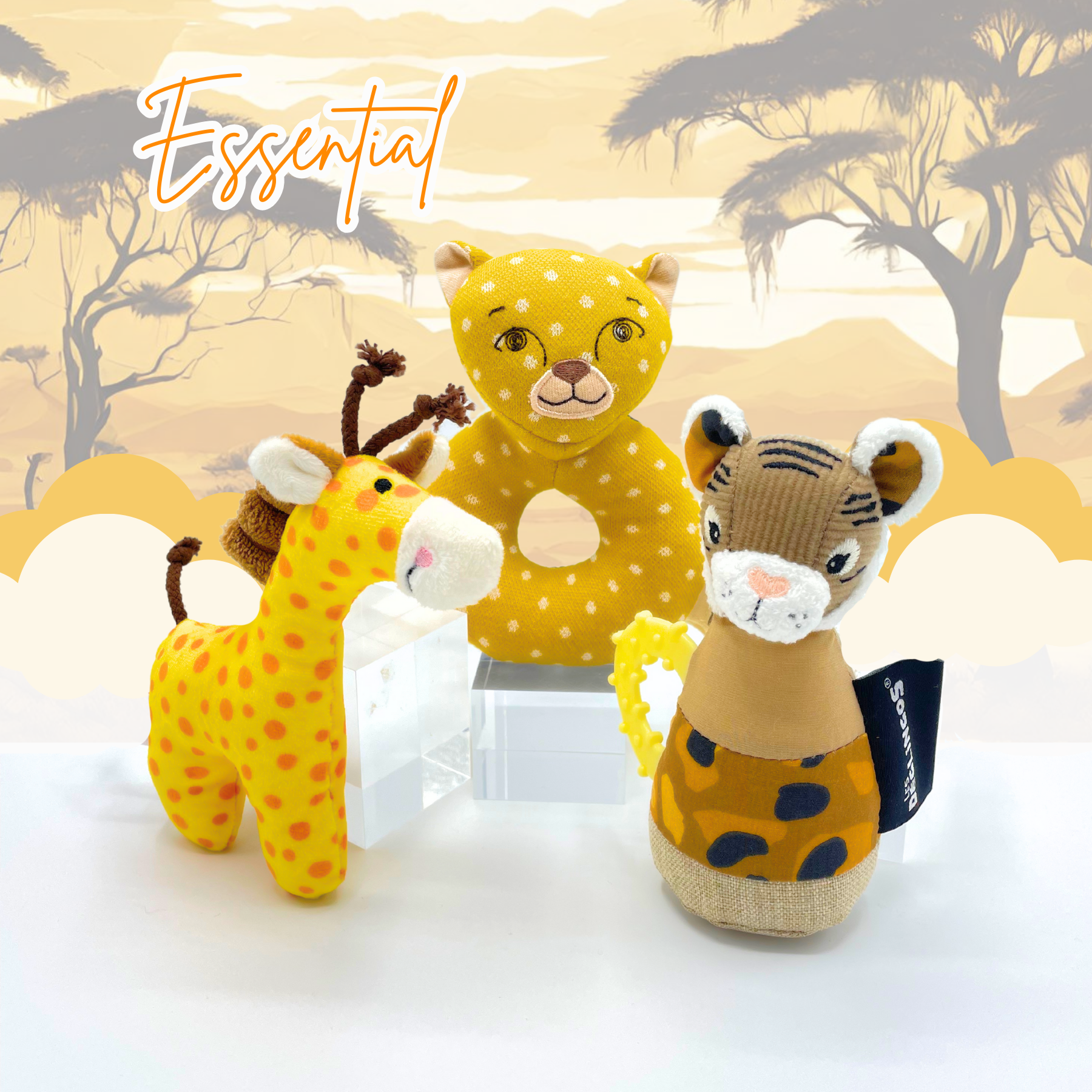 Safari Giraffe Baby Toy Mini Gift Box