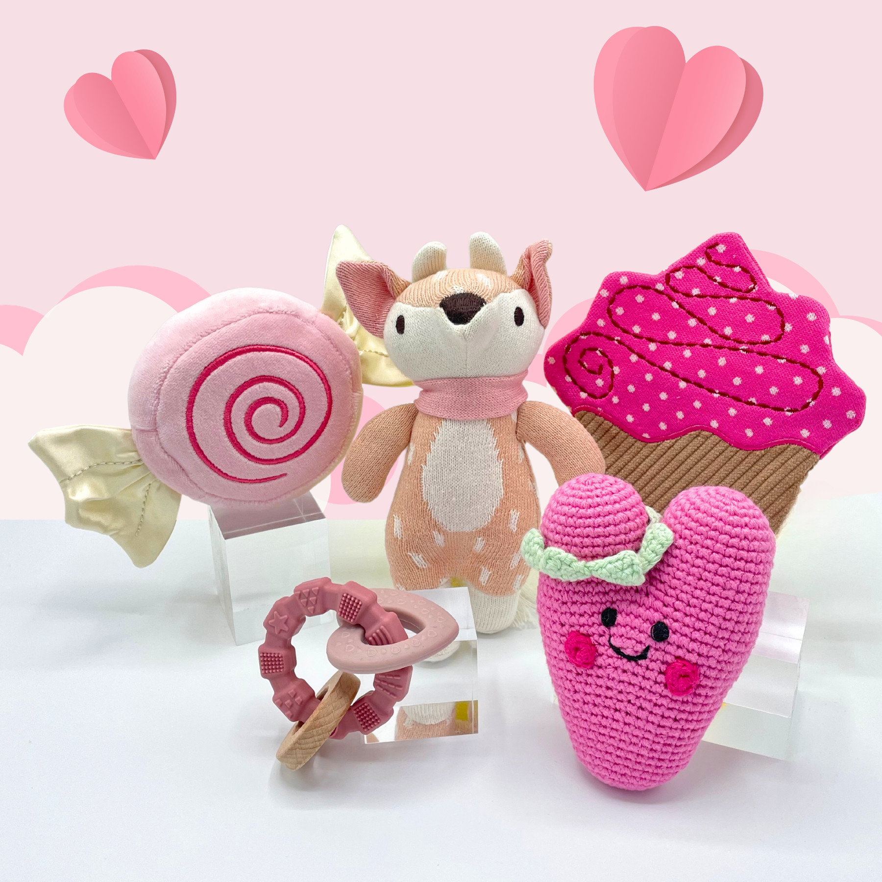 Valentine's Day Baby Toy Deluxe Gift Box